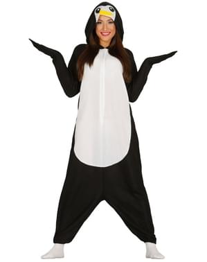 Déguisement pingouin onesie femme