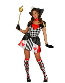 Womens queen of hearts costume