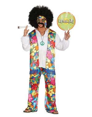 Disfraz de hippie años 60 para hombre