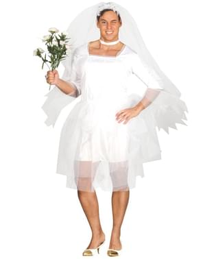Disfraz de novia para hombre