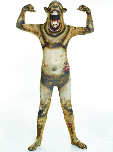Fato de zombie calcinado Morphsuit infantil