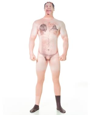 Disfraz de campesino desnudo censurado Morphsuit