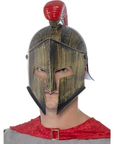Capacete de soldado espartano para homem