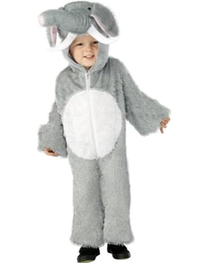 Küçük bir çocuk için fil kostümü