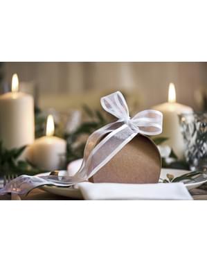 10 cajas de regalo de papel Kraft - Rustic Wedding