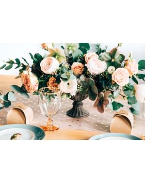 10 scatole regalo piccole quadrate di carta Kraft - Rustic Wedding