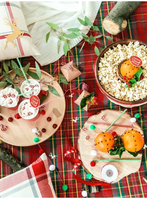 Set di 10 scatole regalo piccole quadrate di carta Kraft - Rustic Wedding