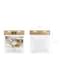 Set med 10 presentaskar vita - White & Gold Wedding
