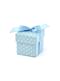 10 cajas de regalo azul con lunares blancos