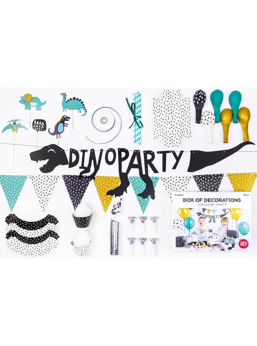 Kit de decoración de fiesta dinosaurios - Dinosaurs