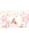 Комплект украса за рожден ден „1st Birthday“ в розово – 1st Birthday
