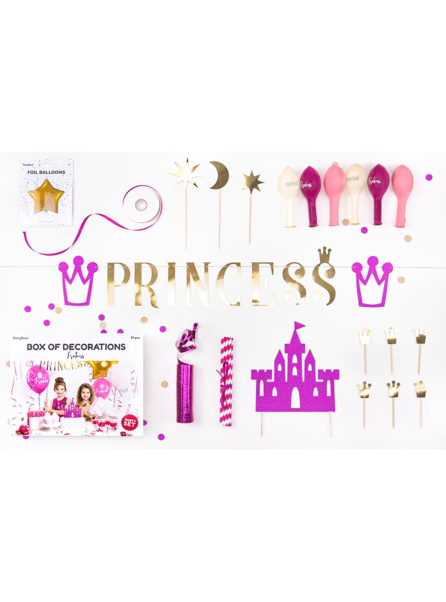 Kit de decoração de festa princesa - Princess 