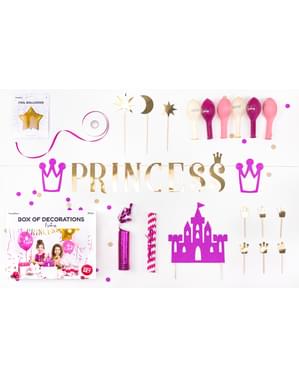 Kit de decoração de festa princesa - Princess