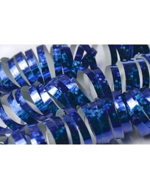 Set 18 pita holografis berwarna biru