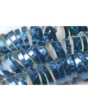 Set dari 18 pita holografis berwarna biru langit