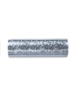 18 holografische streamers in zilver