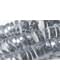 18 serpentins hologramme argent
