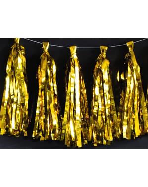 Fransengirlande gold