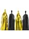 Fransengirlande schwarz und gold