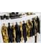 Fransengirlande schwarz und gold