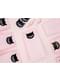 6 bolsas rosas de papel con pegatinas de gatos - Meow Party