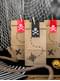 6 Kraft Paper Treat Bags with Pirate Stickers - Pirates Party