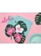 Набор из 6 столовых карточек зеленого цвета в форме листа - Aloha Collection