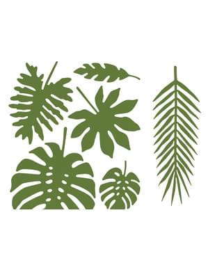 21 dekorativa tropiska blad - Aloha Collection