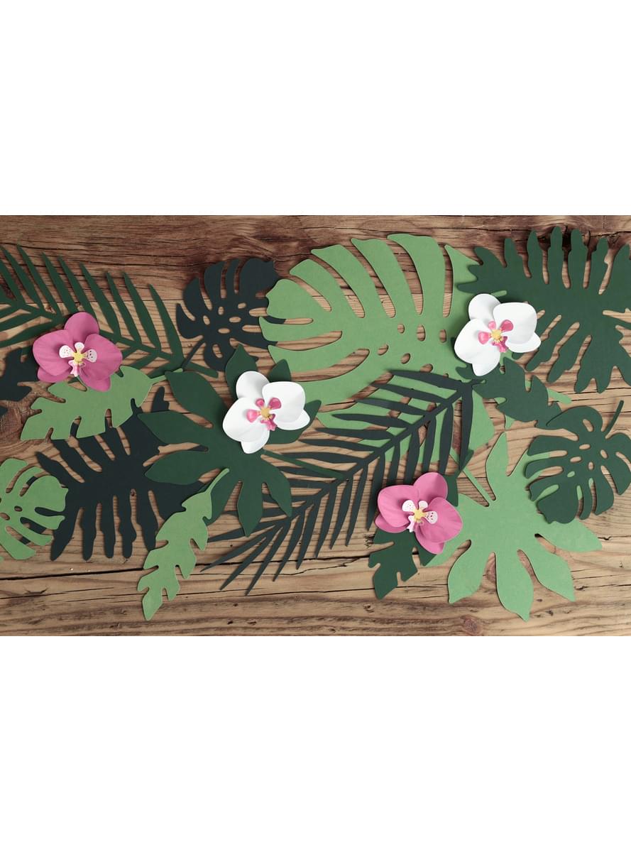 21 feuilles tropicales décoratives - Aloha Collection