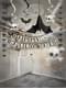 3 decoratieve hangende vleermuizen - Halloween