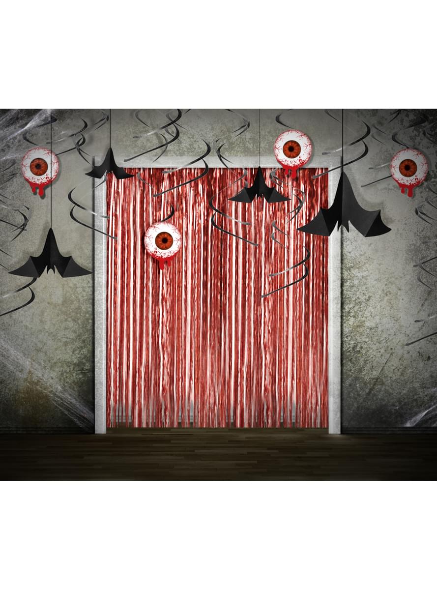 3 décorations à suspendre chauve-souris - Halloween