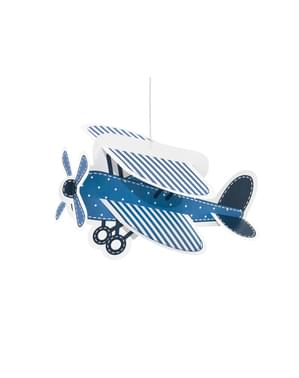 Set 4 Clouds & Plane Paper Hanging Dekorasi - Little Plane