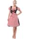 Plus Size Oktoberfest Dirndl for Women in Black & Red