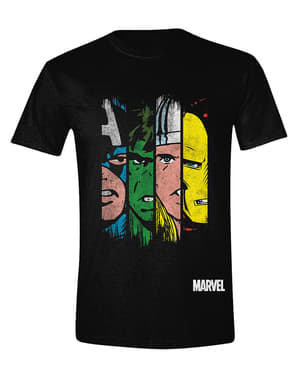 Avengers Erkek Tişört, Siyah - Marvel
