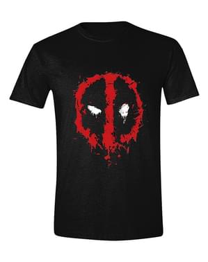 Deadpool Logo Kırmızı Erkek Tişört - Marvel