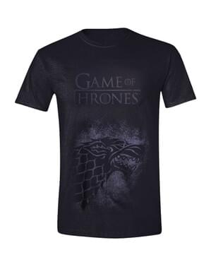 Erkekler Stark Bulanık Logo T-Shirt Erkekler için - Thrones Oyunu