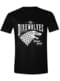 House Stark T-Shirt fyrir karla, svart - leikur í þyrnum