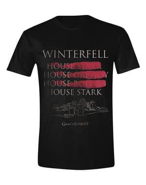 Kaos House Stark Winterfell untuk Pria - Game of Thrones