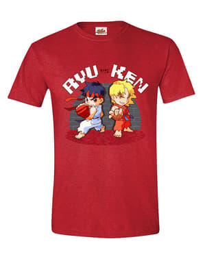 Street Fighter Ryu ve Erkekler için Ken T-Shirt