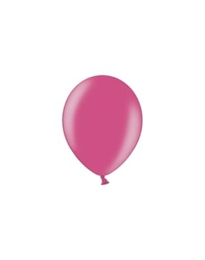 100 balon berwarna pink tua (25 cm)