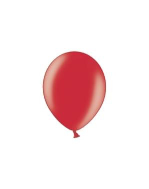 100 Balon Merah, 29 cm