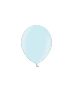 100 Balon di Sky Blue, 29 cm