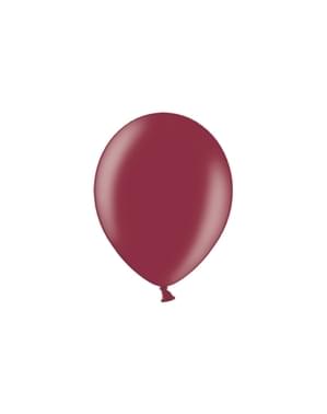 100 Balon di Dark Burgundy, 29 cm