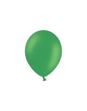 100 Balon di Emerald Green, 29 cm