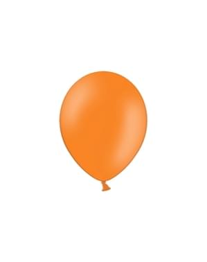 Koyu Turuncu 100 Balon, 29 cm