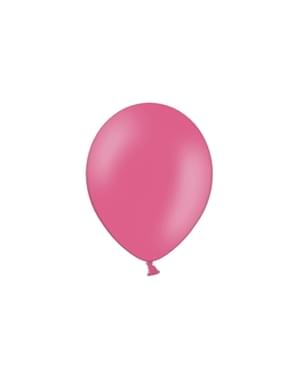 100 Balon dalam Dark Pink, 29 cm