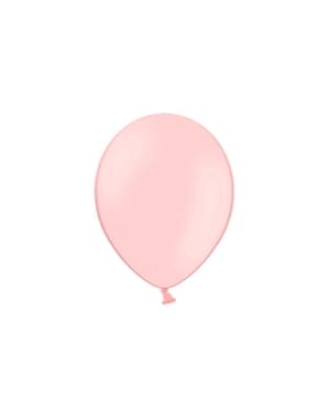 100 Balon dalam Light Pink, 29 cm