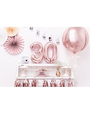 "3" Balon foil di emas naik