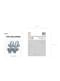 Hashtag foil balloon in silver
