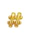 Palloncino di foil Hashtag dorato